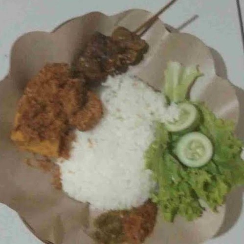 Sate Ampela Hati Plus Nasi