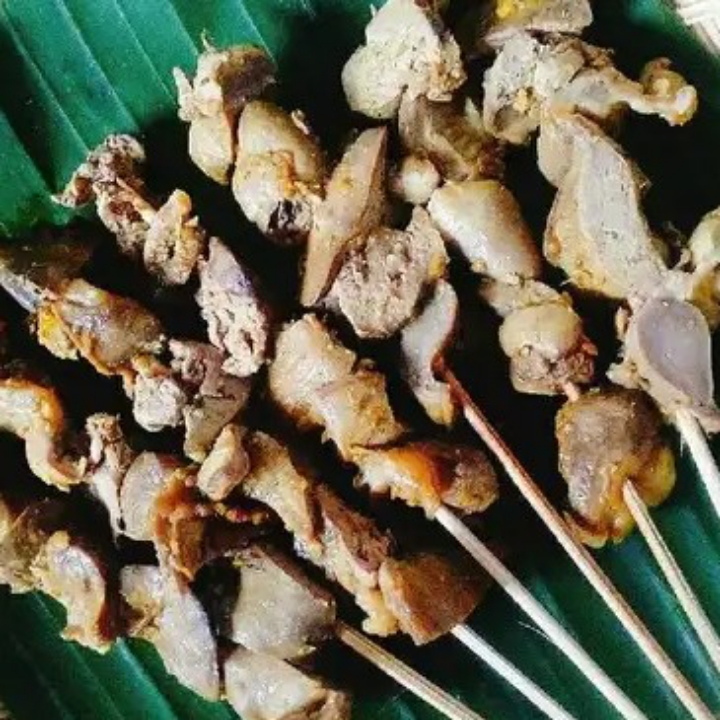 Sate Ati Ampela Goreng 