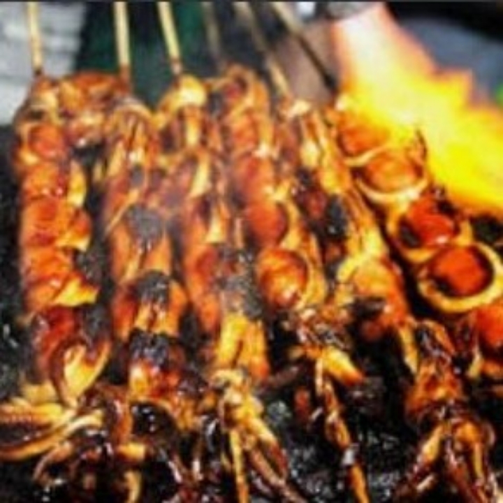 Sate Cumi Bakar Dan Seafood