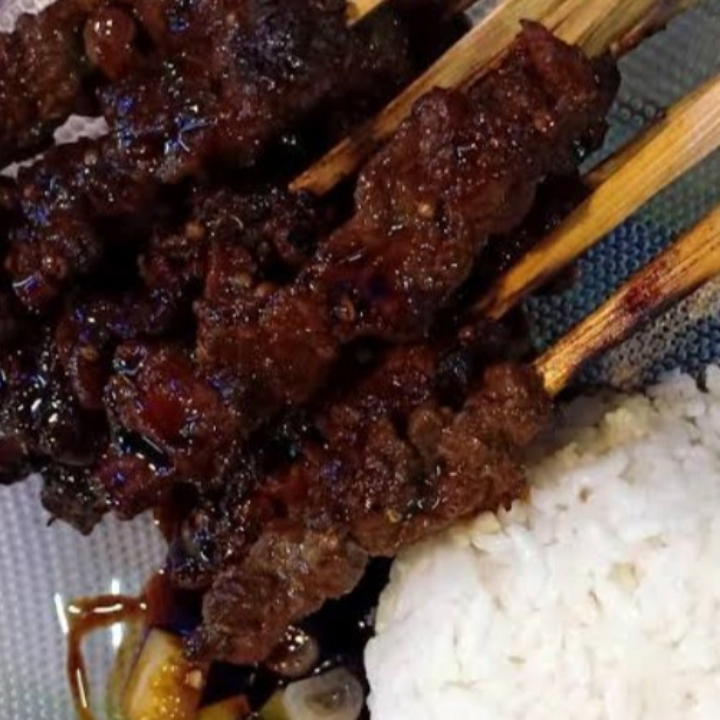 Sate Nasi Daging Sapi
