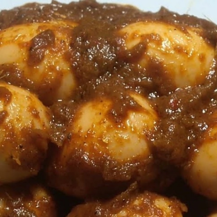Sate Telur Puyuh Kuah Kacang Pakai Lontong Telur Puyuh Nya 4 Tusuk