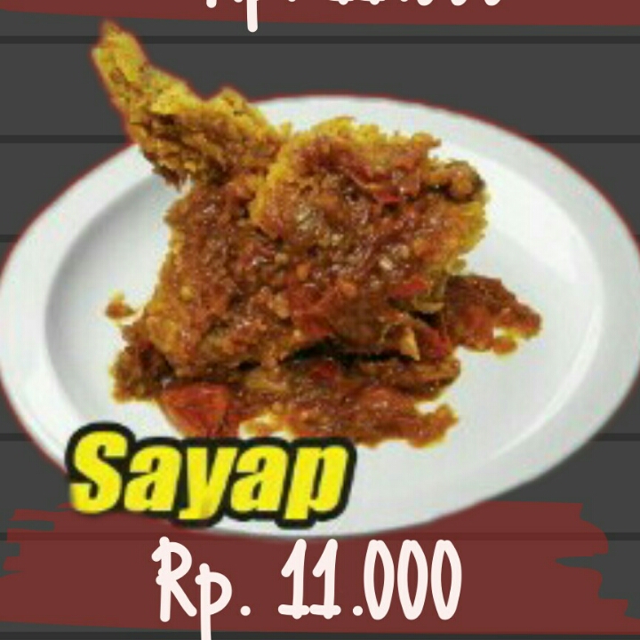 Sayap Ayam Sambal Geprek