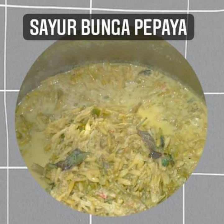 Sayur Bunga Pepaya