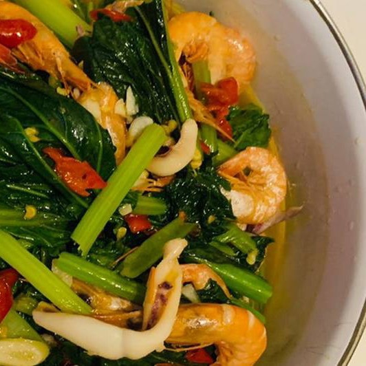 Sayur Hijau Seafood