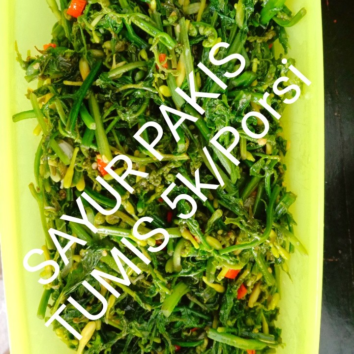 Sayur Pakis Tumis