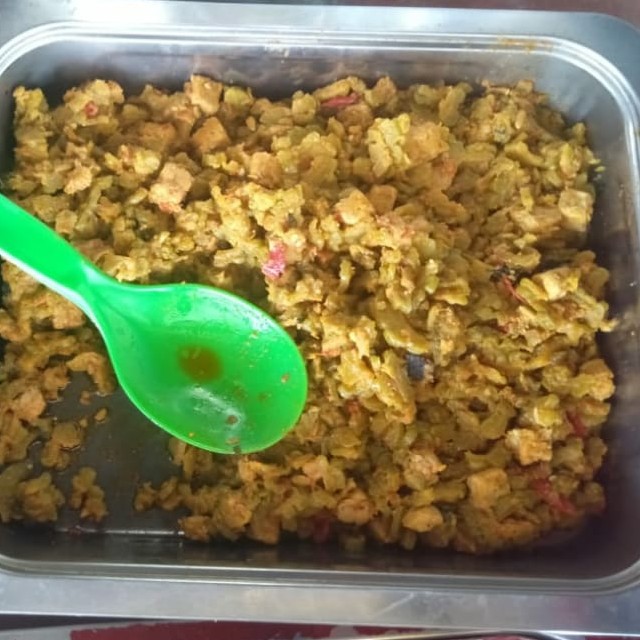 Sayur Tumis Pare Telur