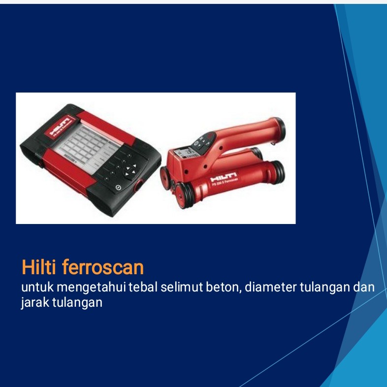 Scan Tulangan Beton Hilti Ferroscan PS150