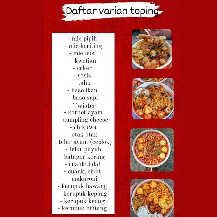 Seblak 3 Toping 