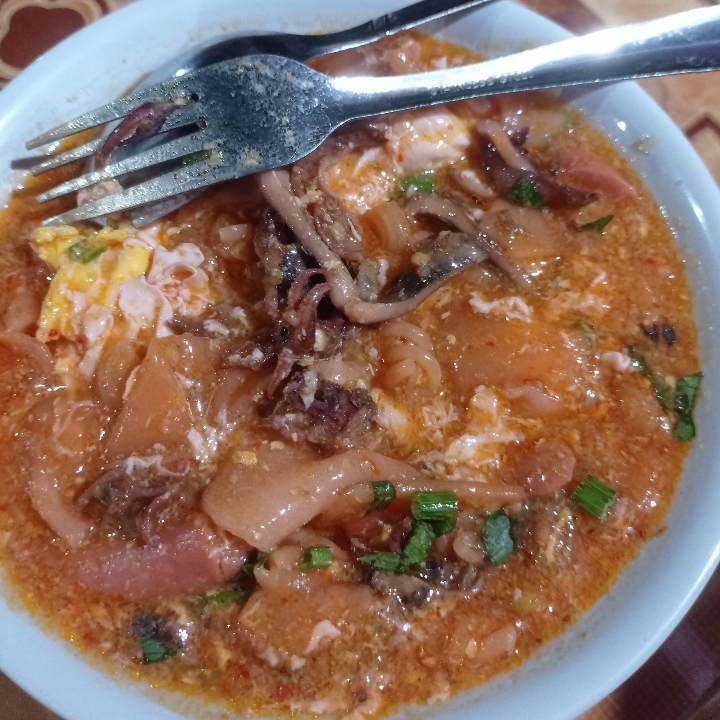 Seblak Irisan Cumi