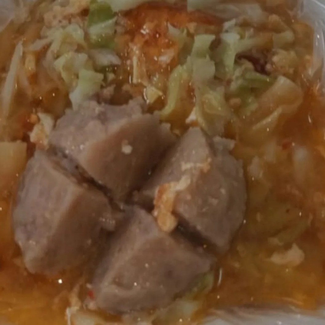 Seblak Komplit Bakso Ayam Jumbo
