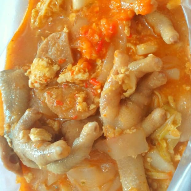 Seblak Makaroni Komplit