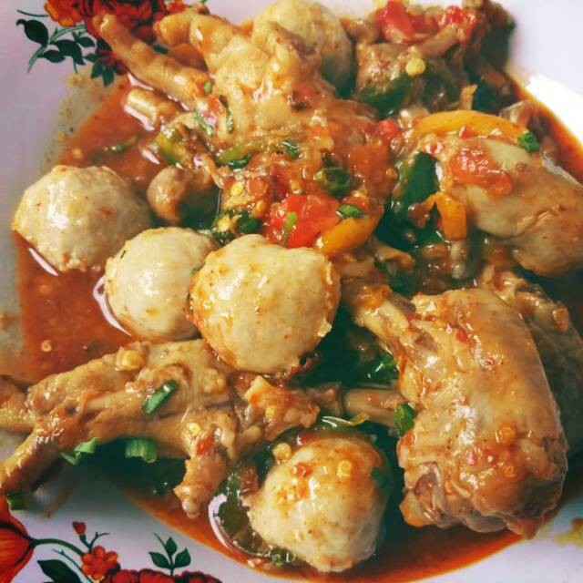 Seblak Mix Ceker Tulang Ayam