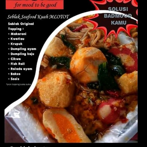 Seblak Seafood Kuah Melotot
