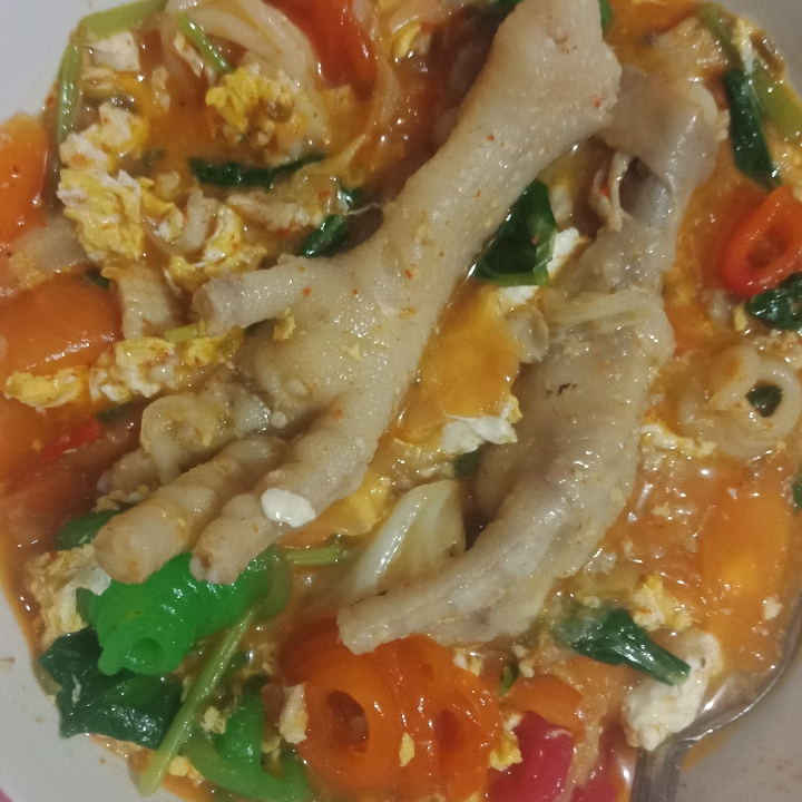 Seblak Telur Ceker
