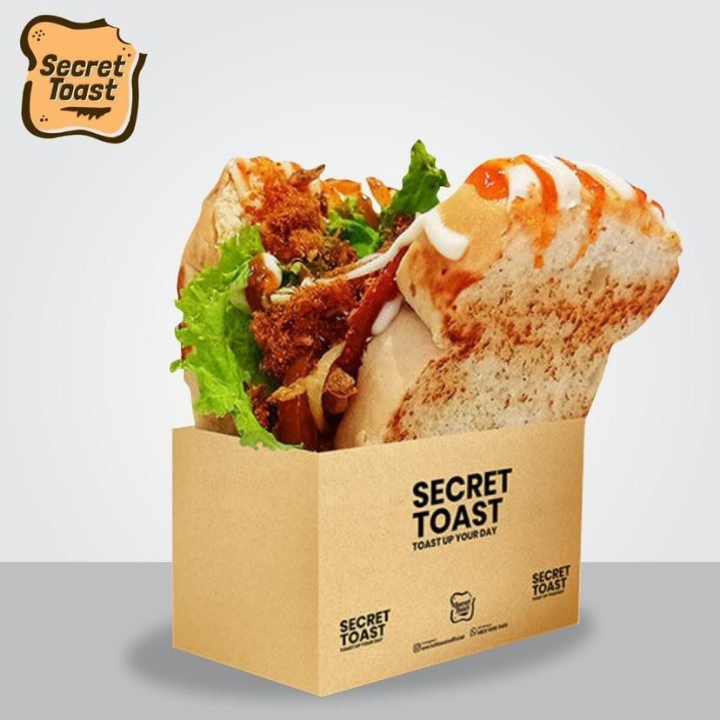 Secret Beef Chees Egg Toast
