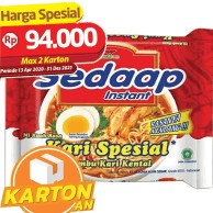Sedaap Mie Kari Spesial 75 Gram