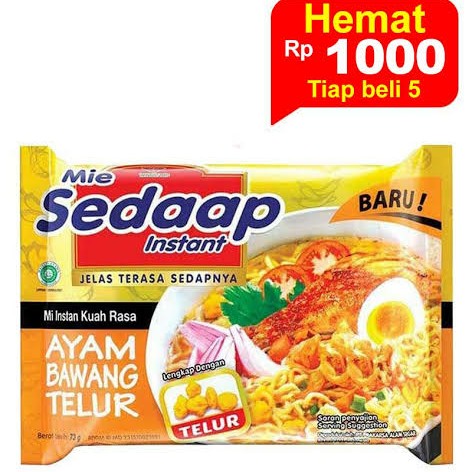 Sedap Mie Instan Ayam Bawang Telur