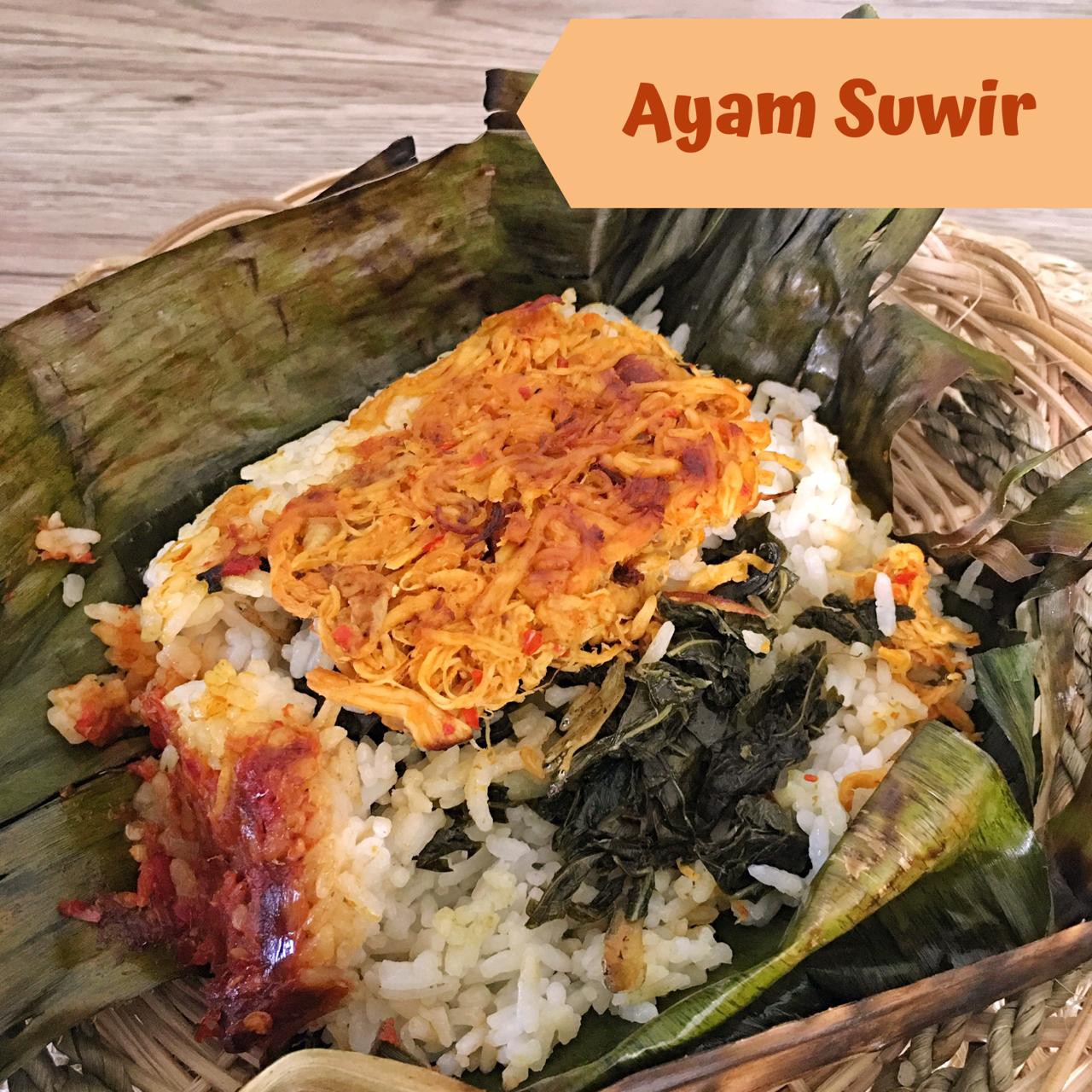 Sego Bakar Ayam Suwir