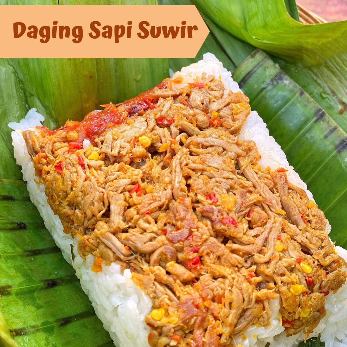 Sego Bakar Daging sapi suwir