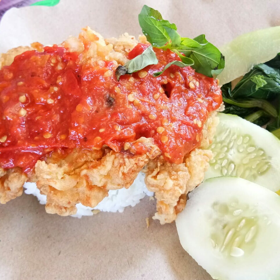 Sego Sambel Ayam Potong