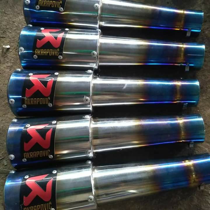 Selencer Akrapovic Gp Lorenzo Half Blue Slip On 