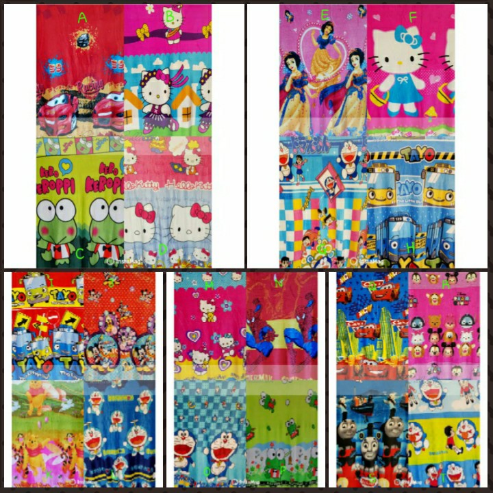 Selimut Bulu motif karakter
