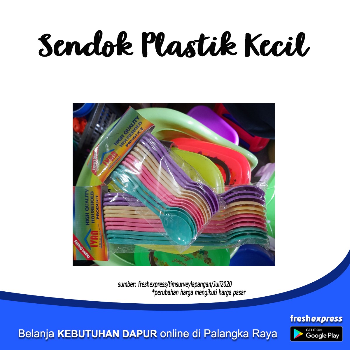 Sendok Plastik Kecil