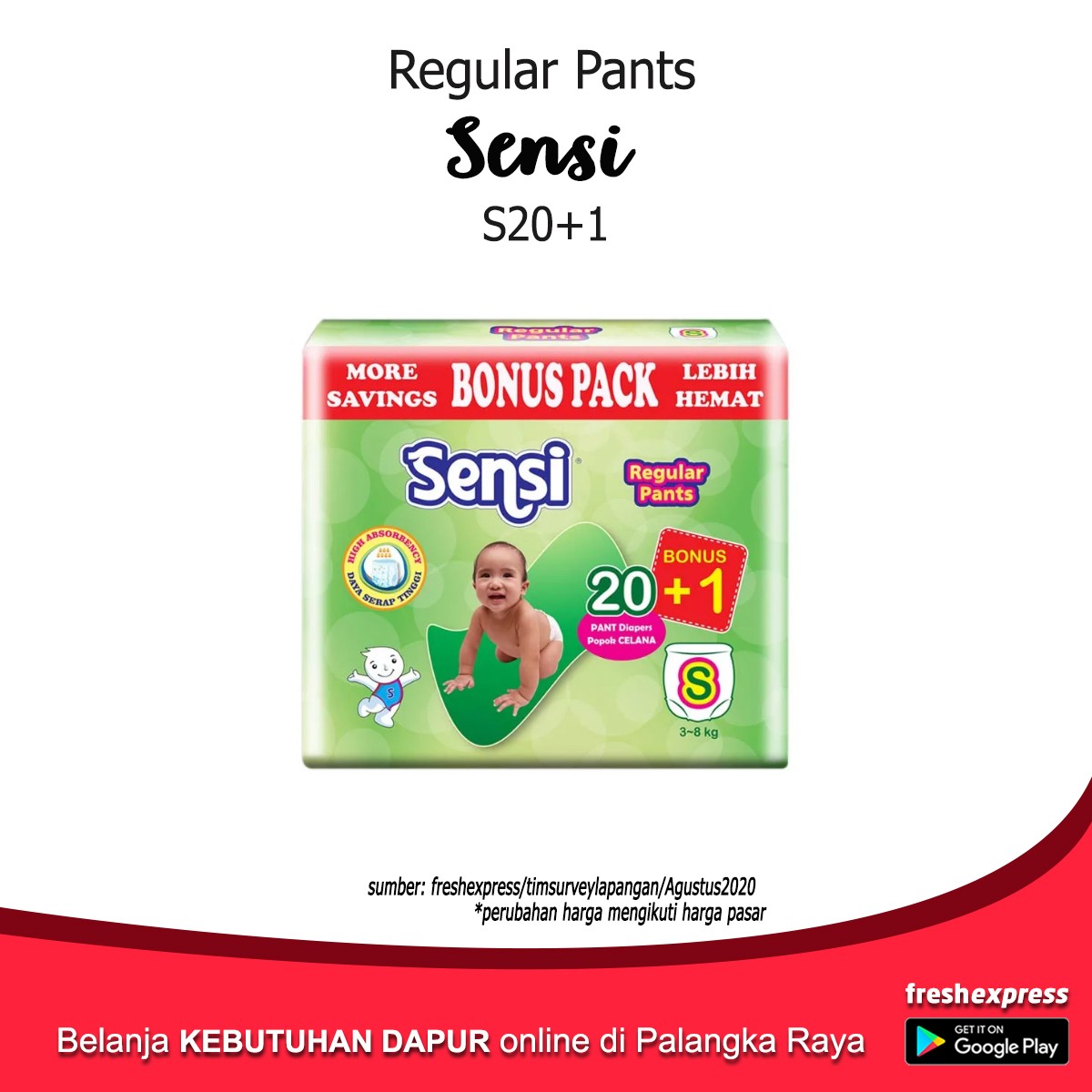 Sensi Reguler S20 Plus 1