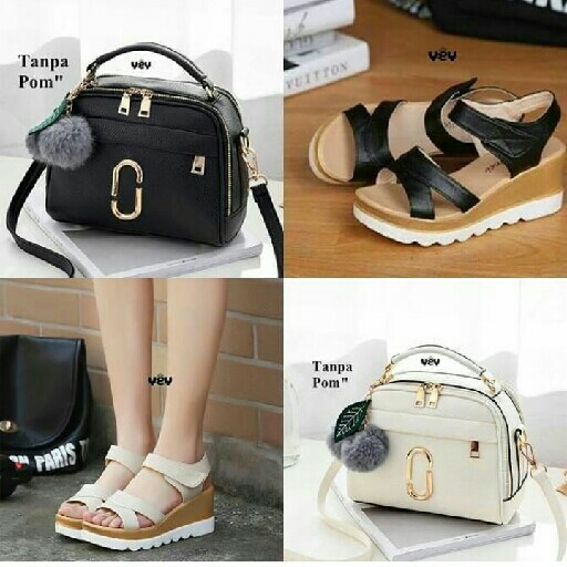 Sepaket Tas  Sandal