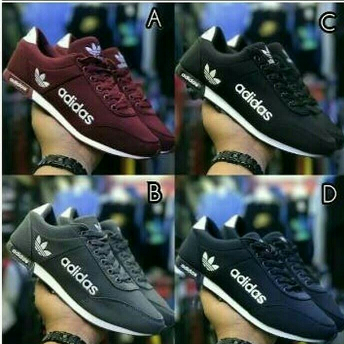 Sepatu Adidas Neo Jogging Cewek Cowok Termurah 39-43