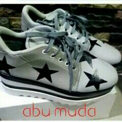 Sepatu Boots Bintang Abu 2