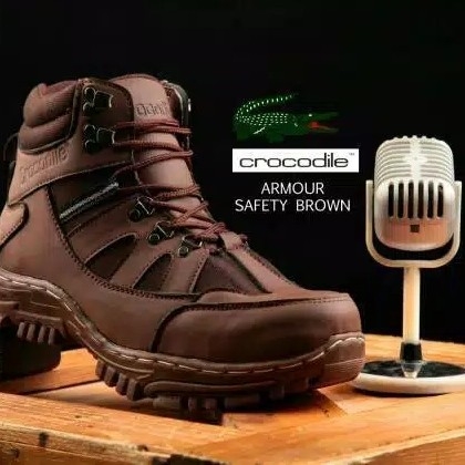 Sepatu Boots Safety Pria Murah Delta Crocodile Armour 2
