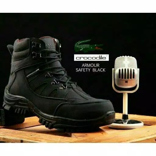 Sepatu Boots Safety Pria Murah Delta Crocodile Armour 3
