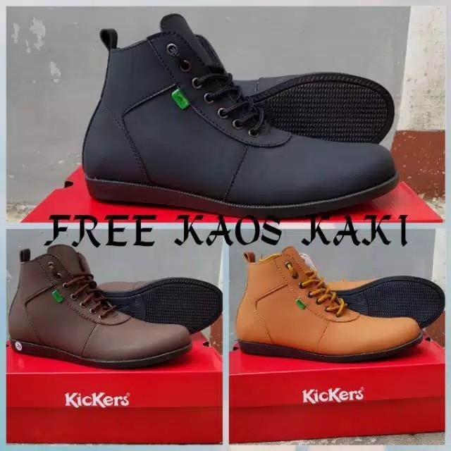 Sepatu Brodo Casual Pria Kickers 