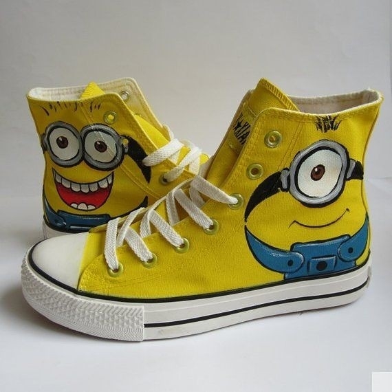 Sepatu Converse High Custom Minion Z667