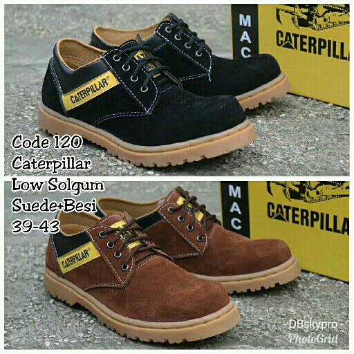 Sepatu Cowo Caterpillar Low Solgum