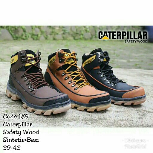 Sepatu Cowo Caterpillar Safety Boots