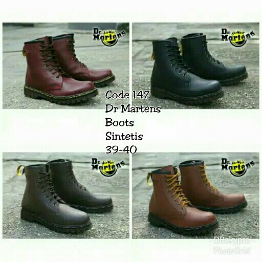 Sepatu Cowo Dr Martens Boots