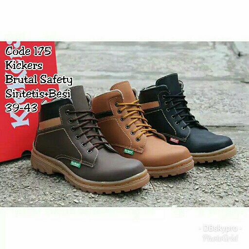 Sepatu Cowo Kickers Brutal Safety