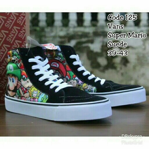 Sepatu Cowo Vans Supermario