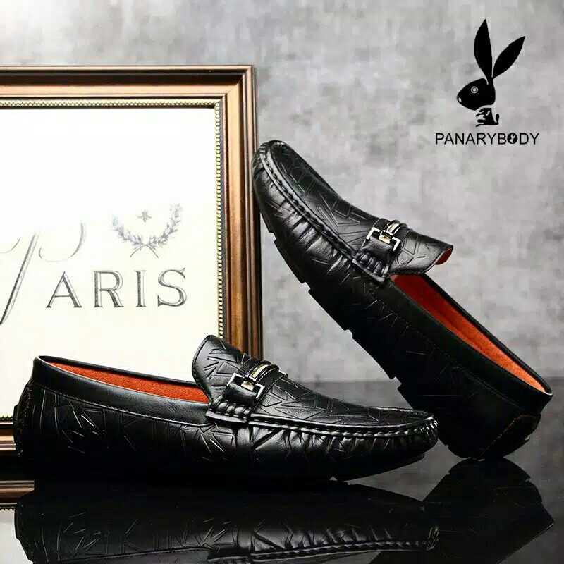 Sepatu Kasual Pria  Hitam Sepatu Casual Pria Antislip