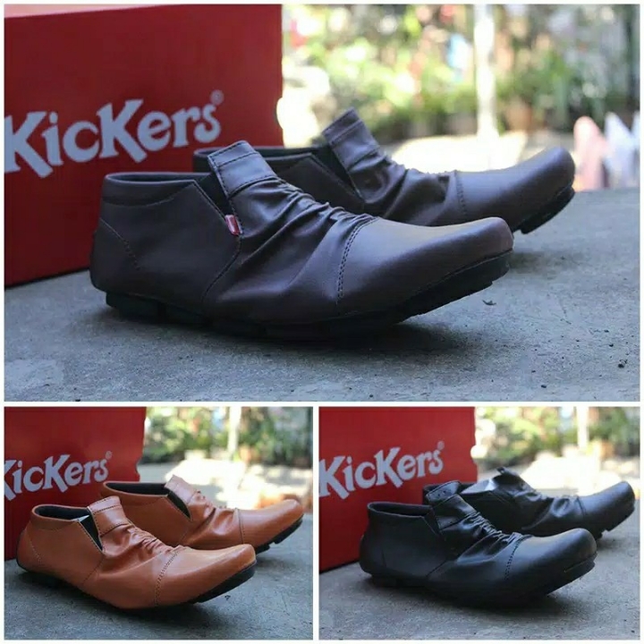 Sepatu Kickers Wringkle Slipon