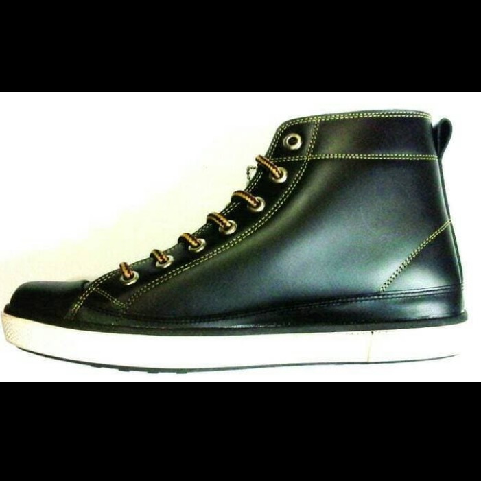 Sepatu Kulit Sapi Asli Gladiator Black 4