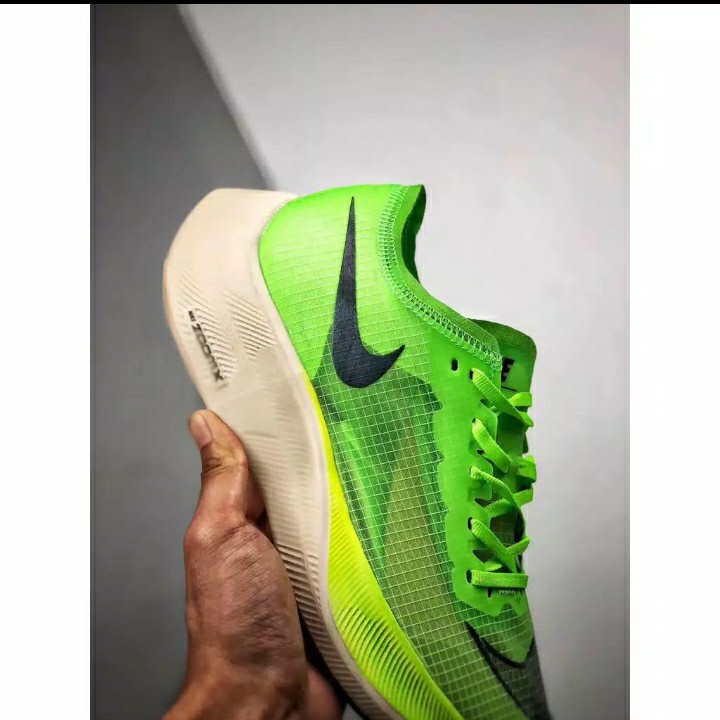 Sepatu Running Nike Zoom X Vaporfly Next Electric Volt Green Sport