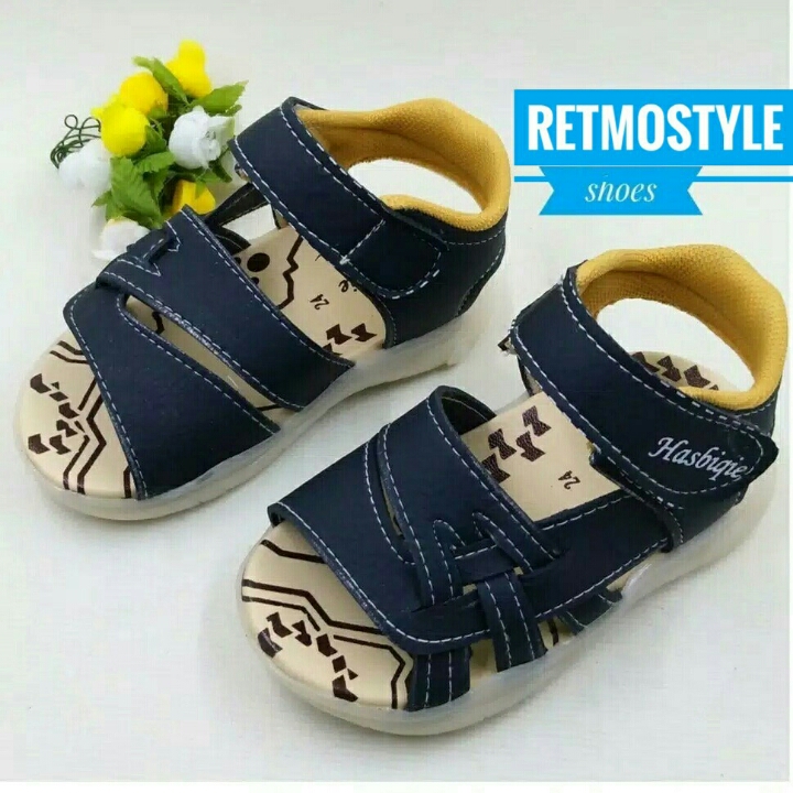 Sepatu Sandal Anak Navy