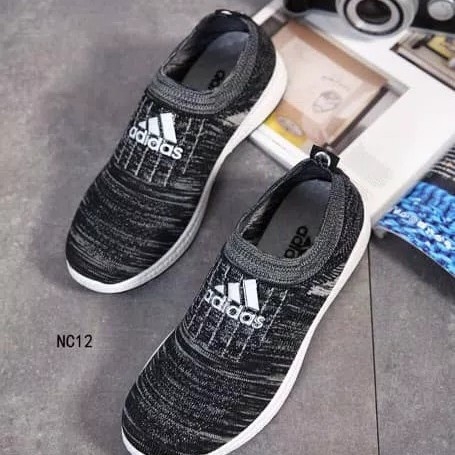 Sepatu Slip On Adidas NC-12 Hitam