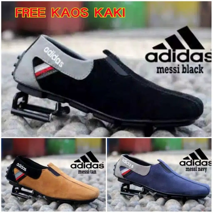 Sepatu Slip On Adidas Play Santai Nyaman Trendy Gaya Nongkrong Casual 