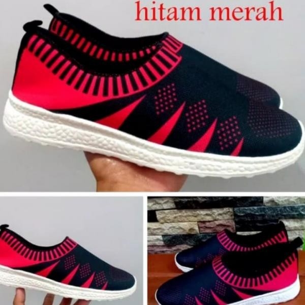 Sepatu Slip On MJ11 Merah 2