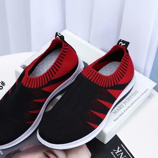 Sepatu Slip On MJ11 Merah 3