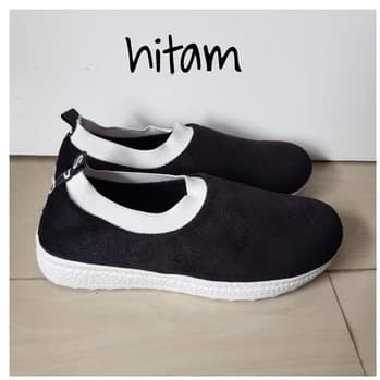 Sepatu Slip On Sport MJ55 Hitam 3